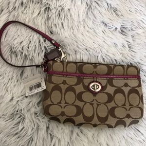 Coach small handbag wristlet